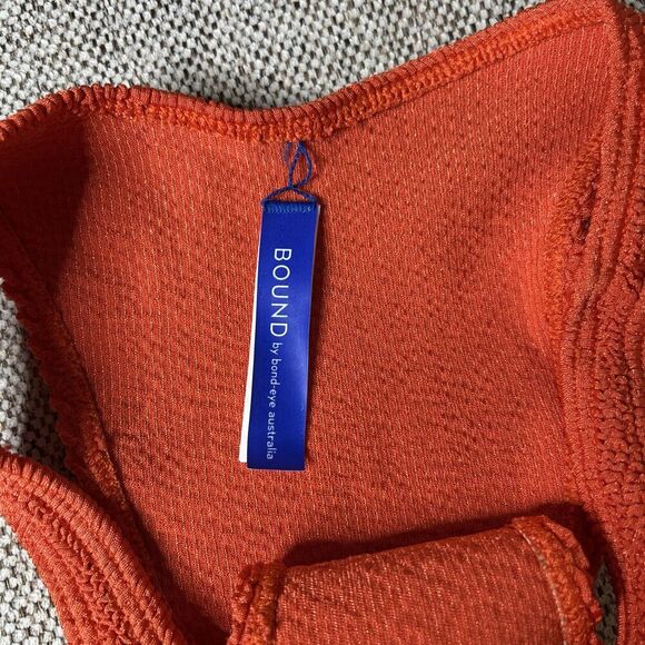 Bound Eye Bikini Bottom Rust Orange One Size - Picture 2 of 7
